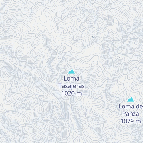 Map of Loma Tasajeras