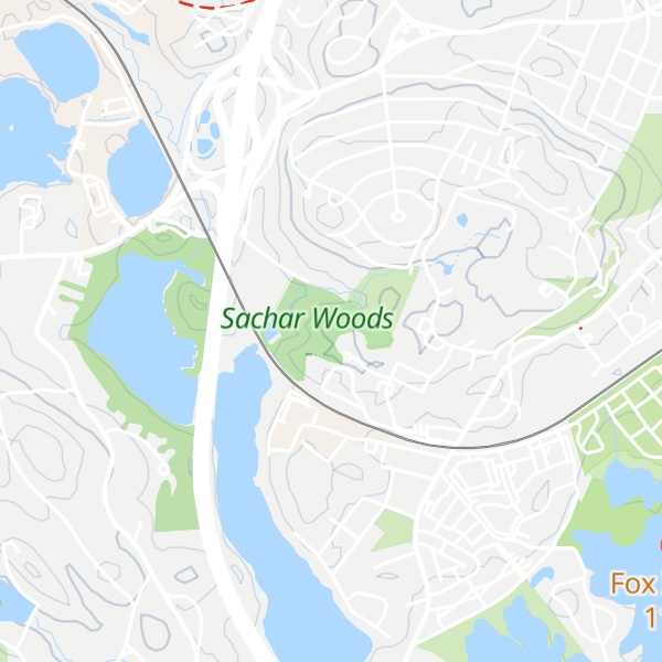 Map of Reservoir Hill