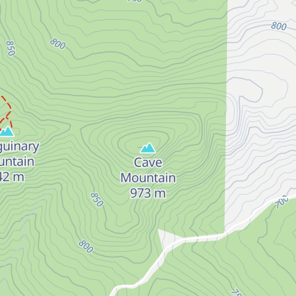 Map of Cave Mountain