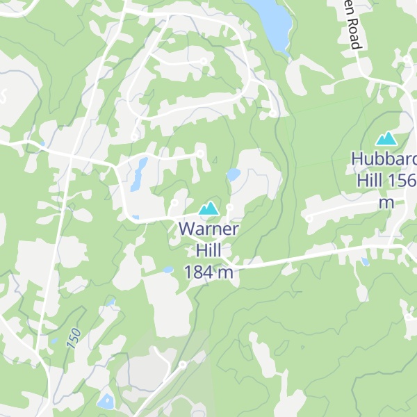 Map of Warner Hill
