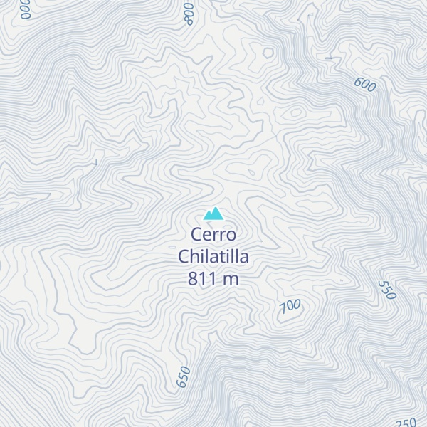 Map of Cerro Chilatilla