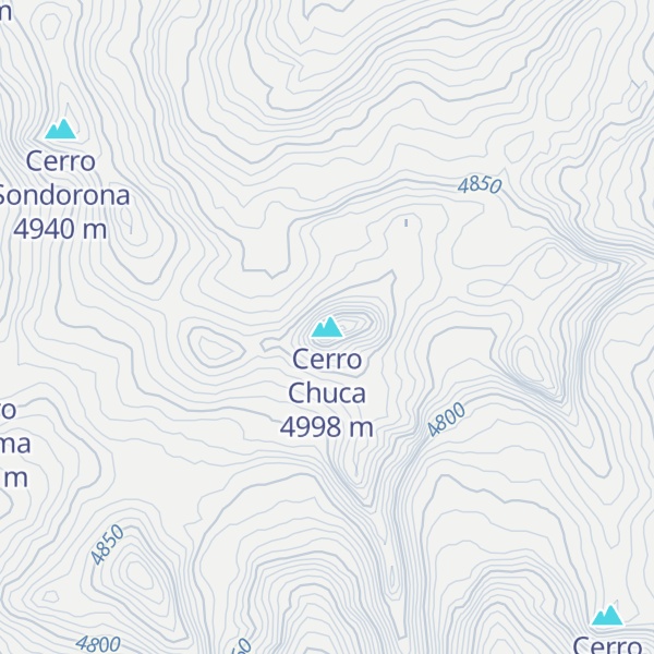 Map of Cerro Chuca