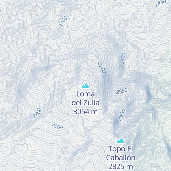 Map of Loma del Zulia
