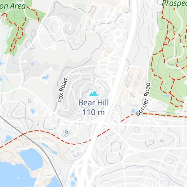 Map of Bear Hill