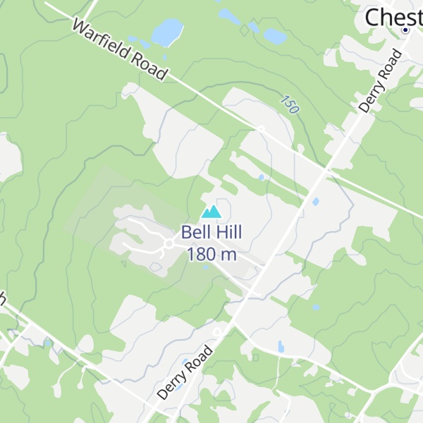 Map of Bell Hill