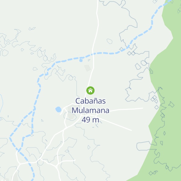 Map of Cabañas Mulamana