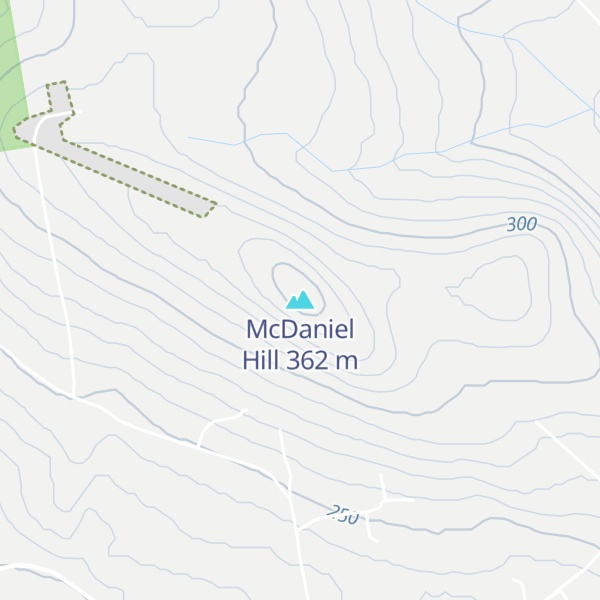 Map of McDaniel Hill