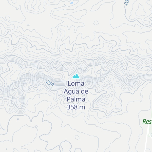 Map of Loma Agua de Palma