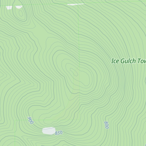 Map of Black Crescent Mountain