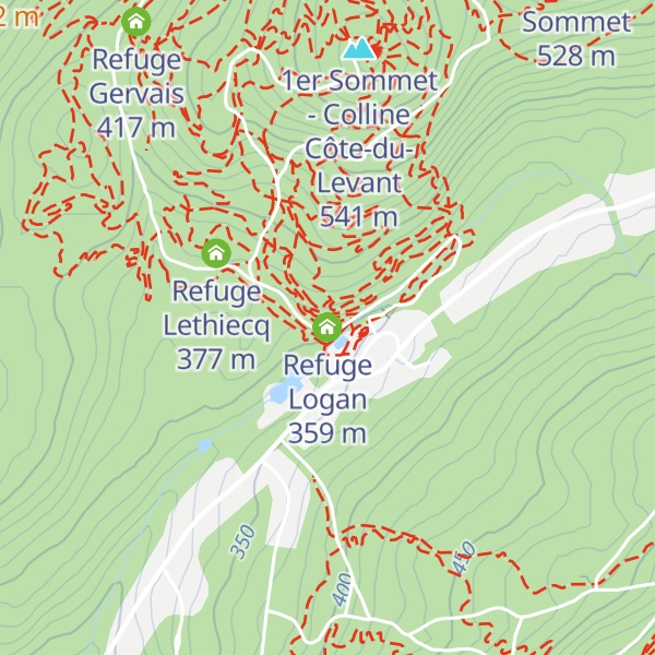 Map of Refuge Logan