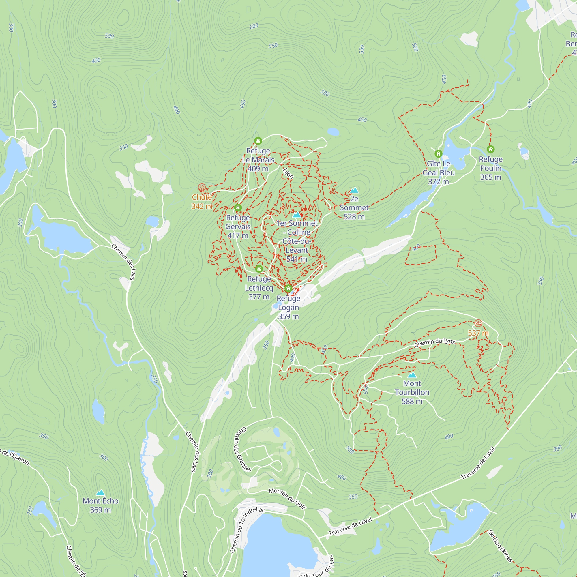 Refuge Logan map