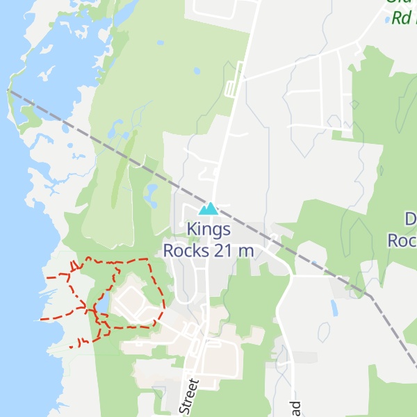 Map of Kings Rocks