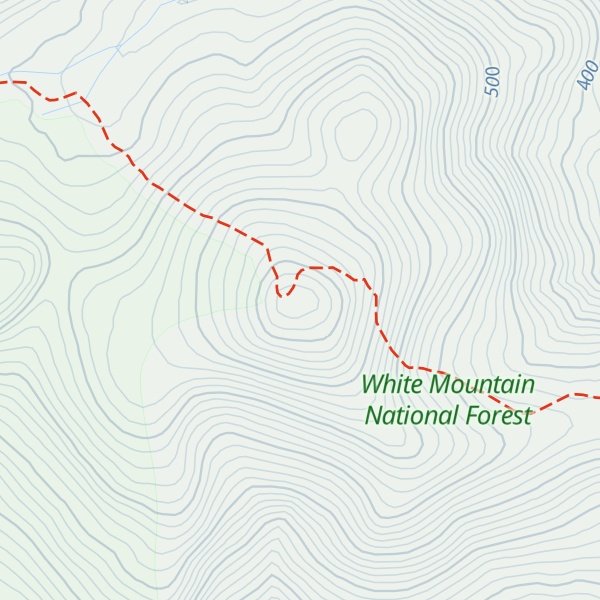 Map of Mount Langdon