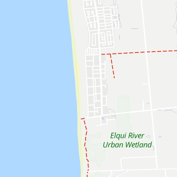 Map of Cabañas Caleta San Pedro