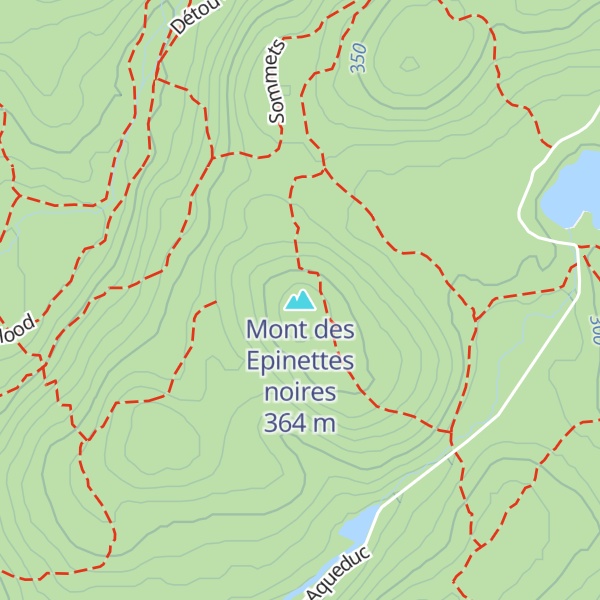 Map of Mont des Epinettes noires