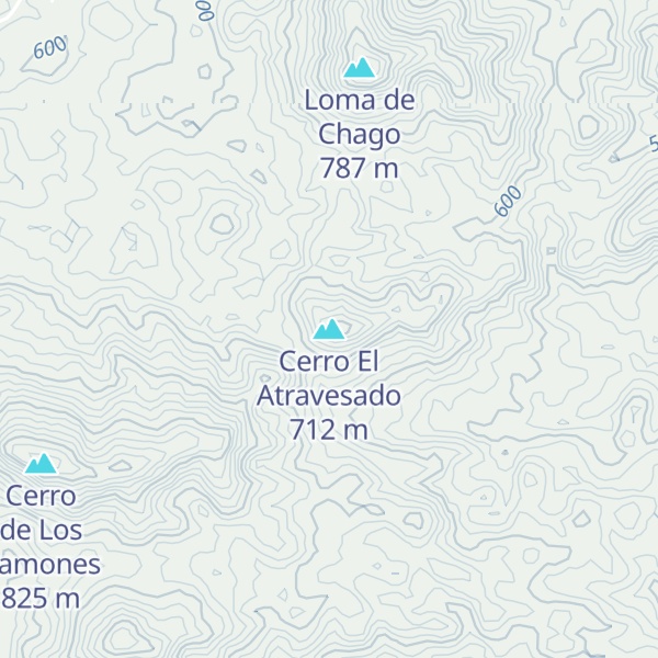 Map of Cerro El Atravesado