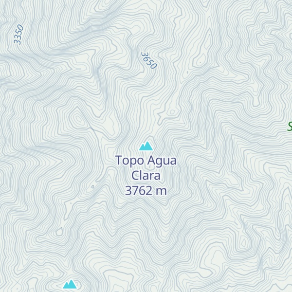 Map of Topo Agua Clara