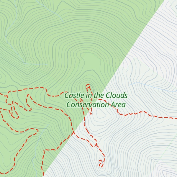Map of Mount Shaw