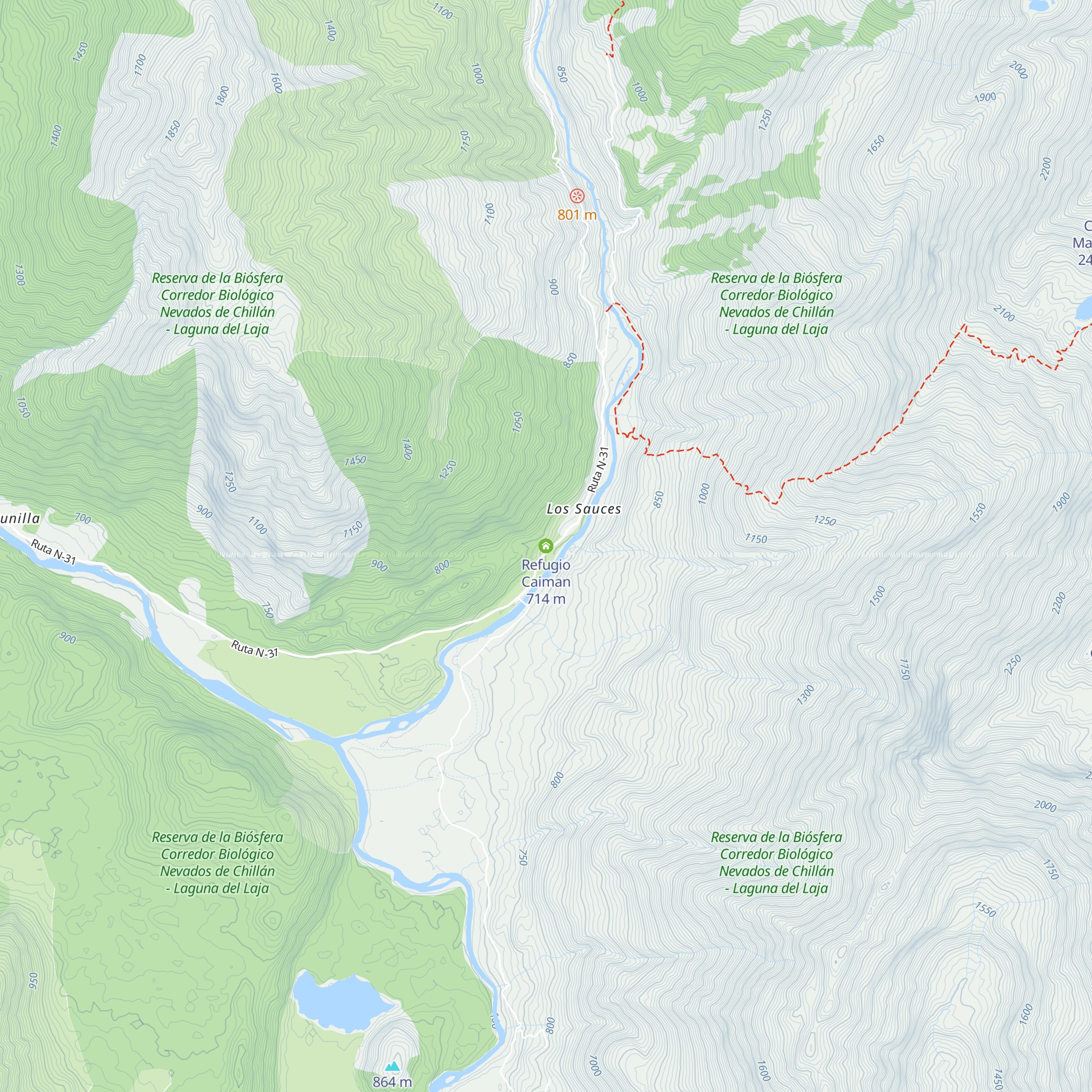 Refugio Caiman map