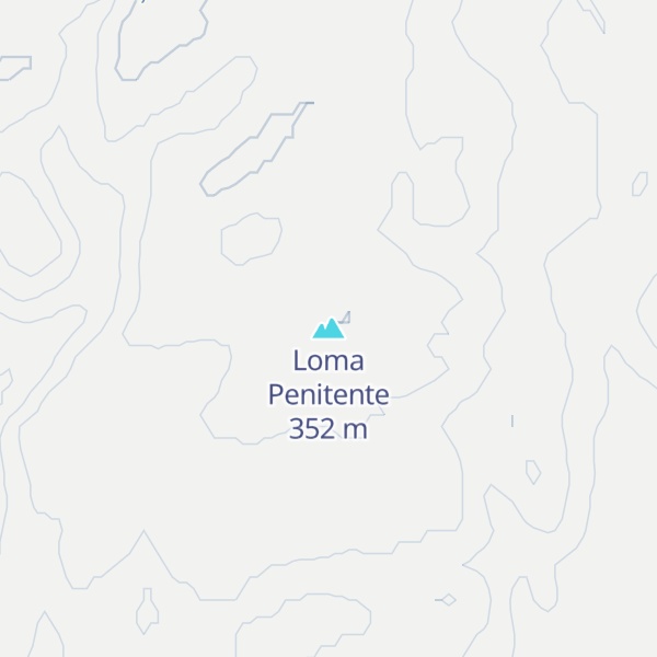 Map of Loma Penitente
