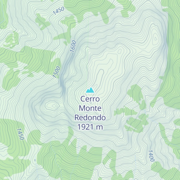 Map of Cerro Monte Redondo