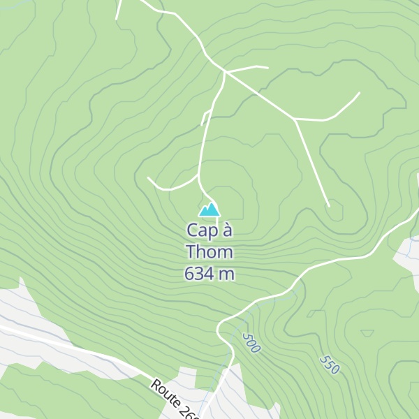 Map of Cap à Thom