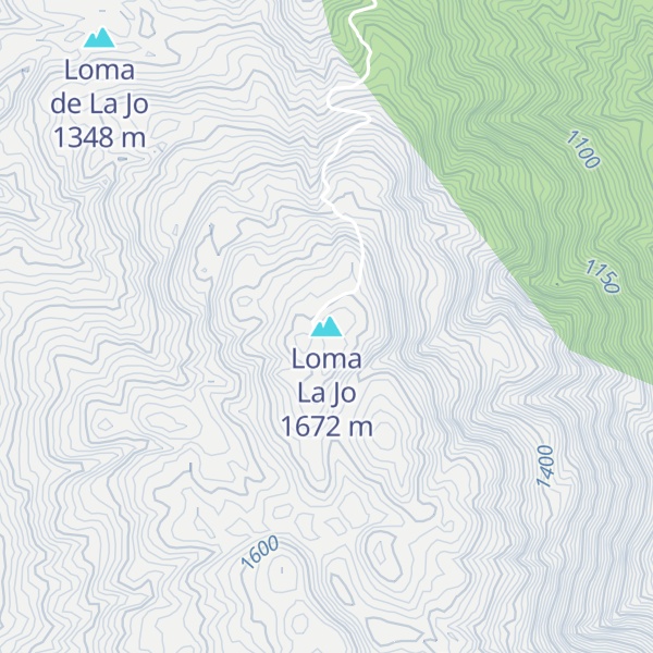 Map of Loma La Jo