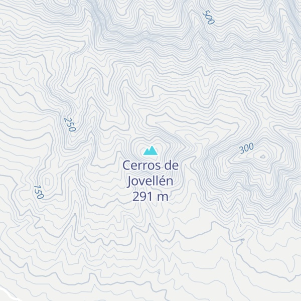 Map of Cerros de Jovellén