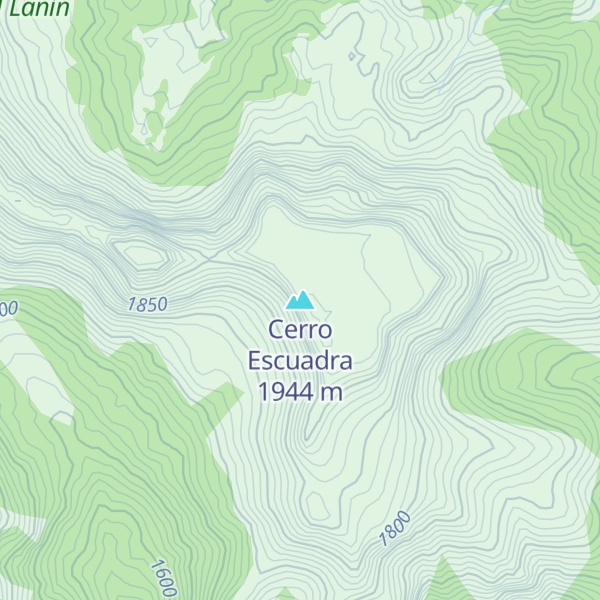 Map of Cerro Escuadra