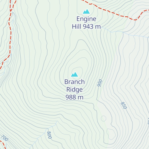 Map of Branch Ridge