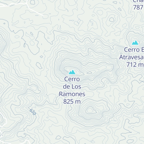 Map of Cerro de Los Ramones