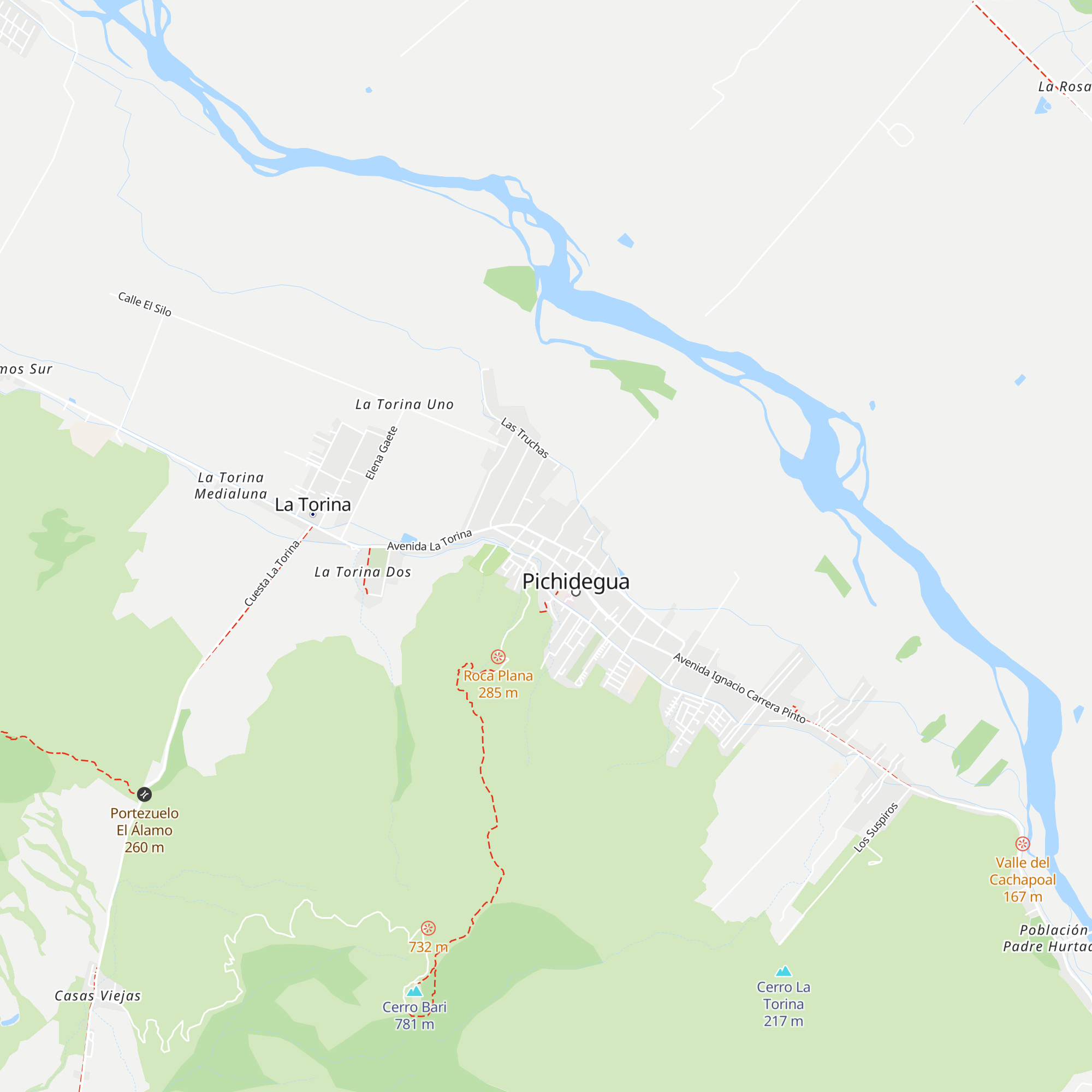 Cabañas Santa Blanca map