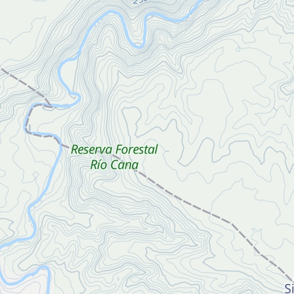 Map of Loma La Caña