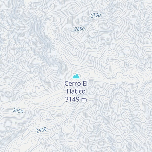 Map of Cerro El Hatico