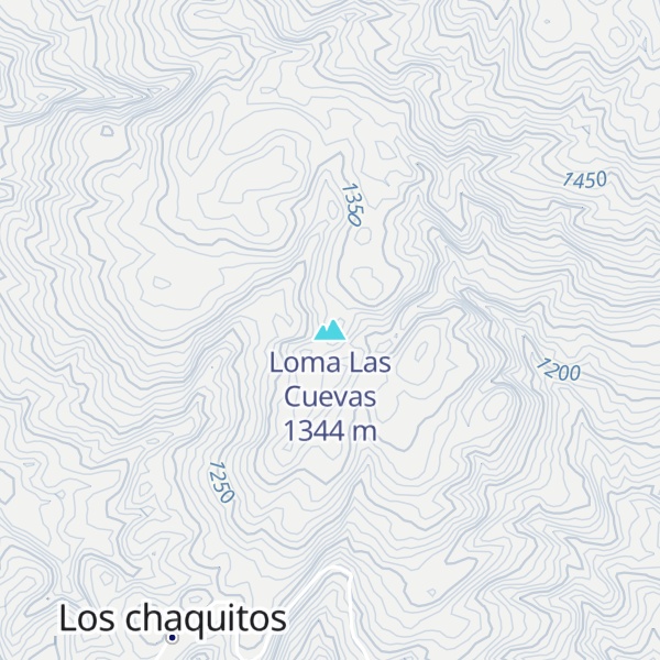 Map of Loma Las Cuevas