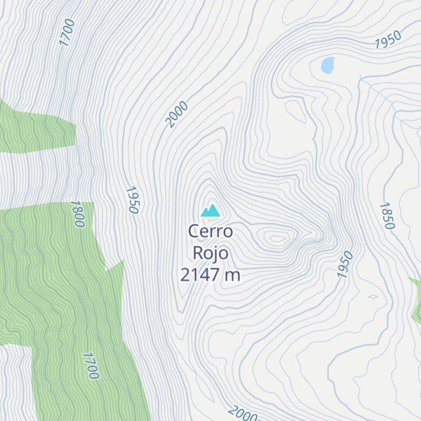 Map of Cerro Rojo