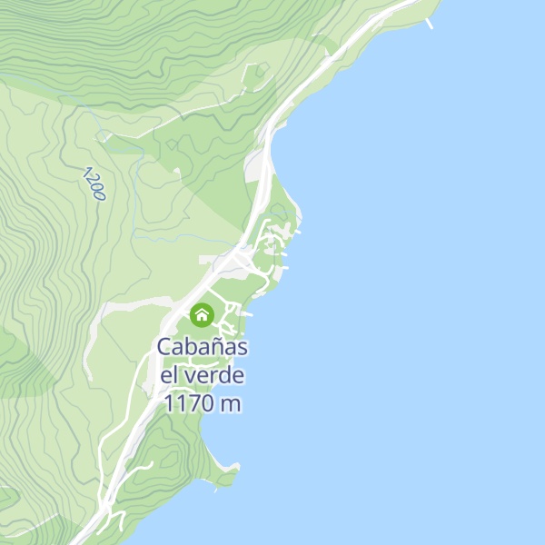 Map of Cabañas Arroyo Verde