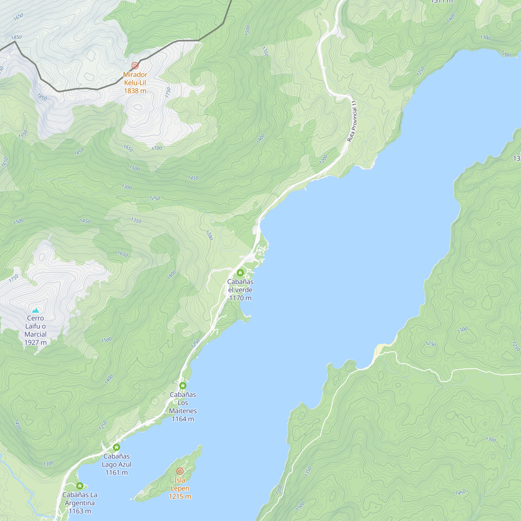 Cabañas Arroyo Verde map