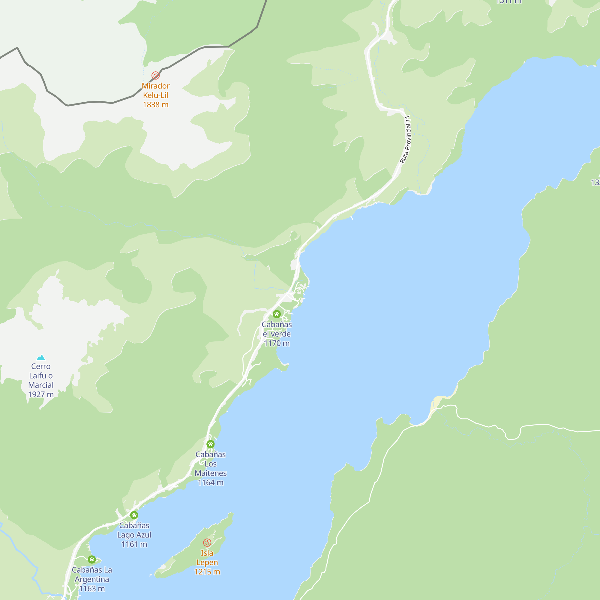 Cabañas Arroyo Verde map