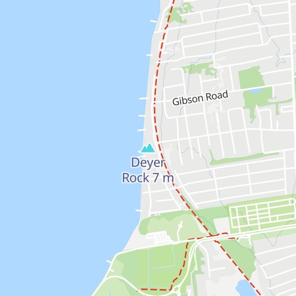 Map of Deyer Rock