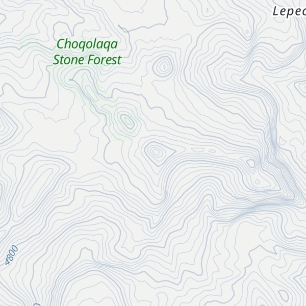 Map of Cerro Chocco Lacaya