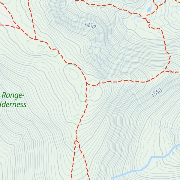 Map of Boott Spur