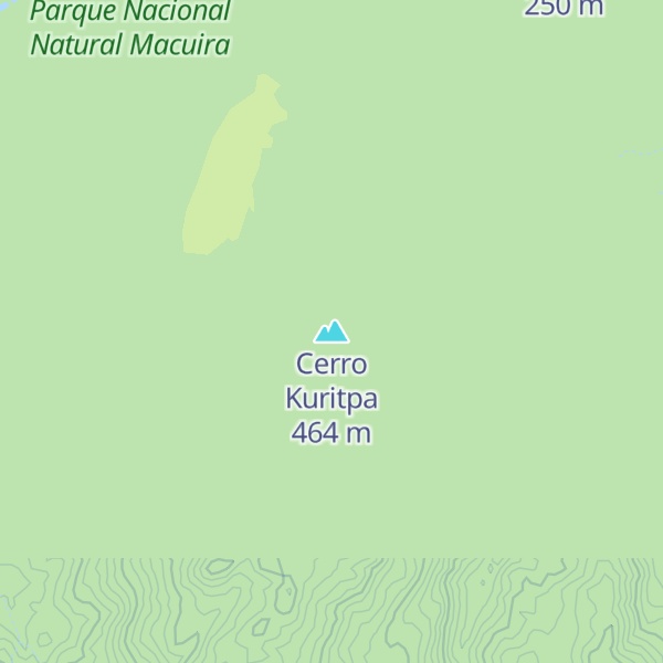 Map of Cerro Kuritpa