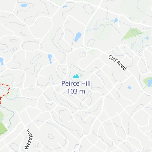 Map of Peirce Hill