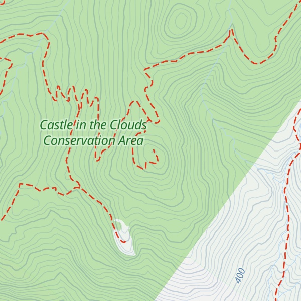 Map of Turtleback Mountain