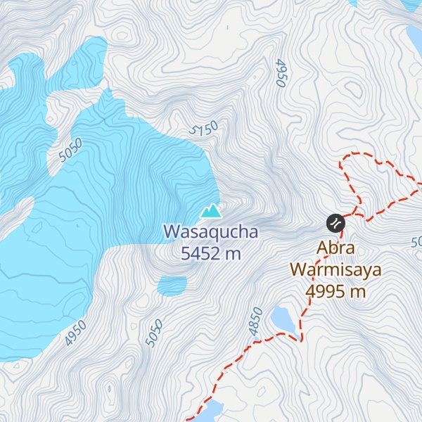 Map of Wasaqucha