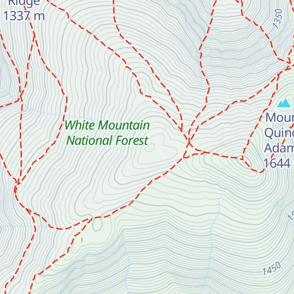 Map of Mount Sam Adams