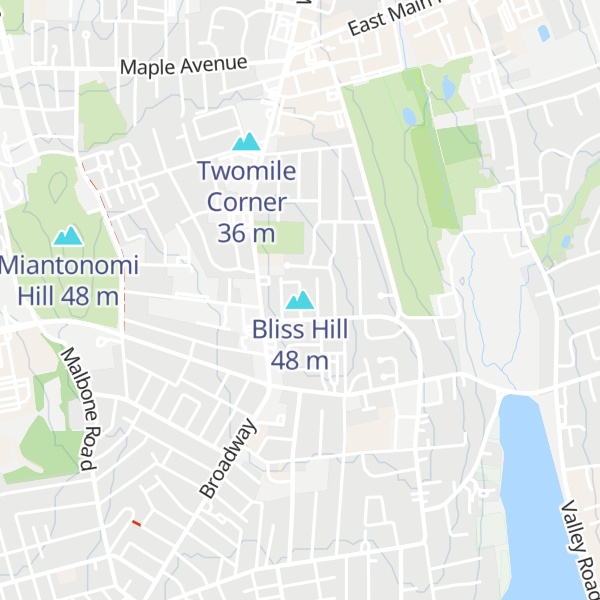 Map of Bliss Hill