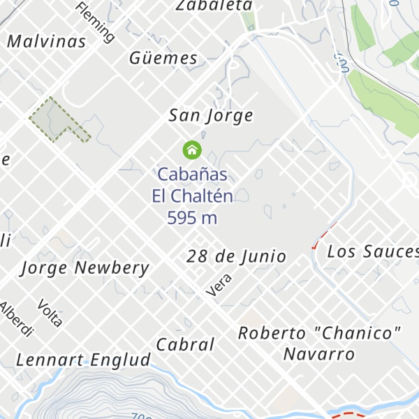 Map of Cabañas Aires Andinos