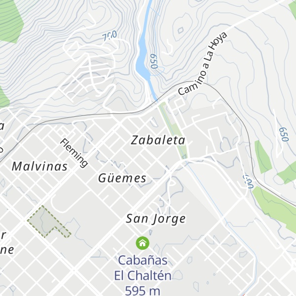 Map of Cabañas Pyracantha